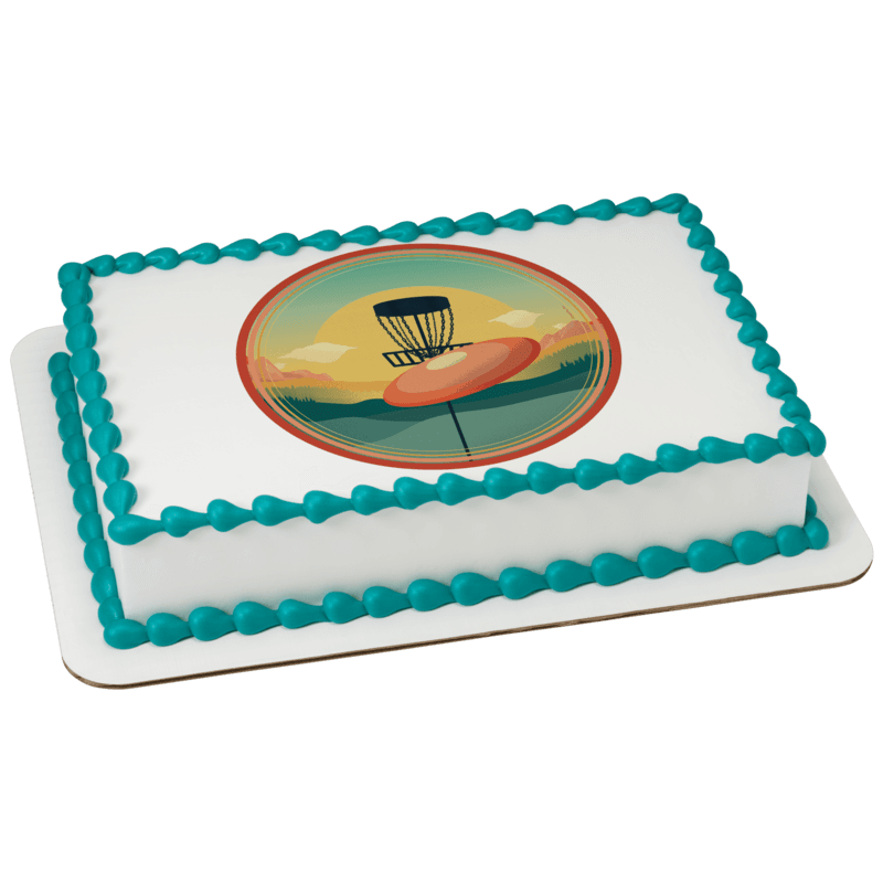 Disc Golf Cake