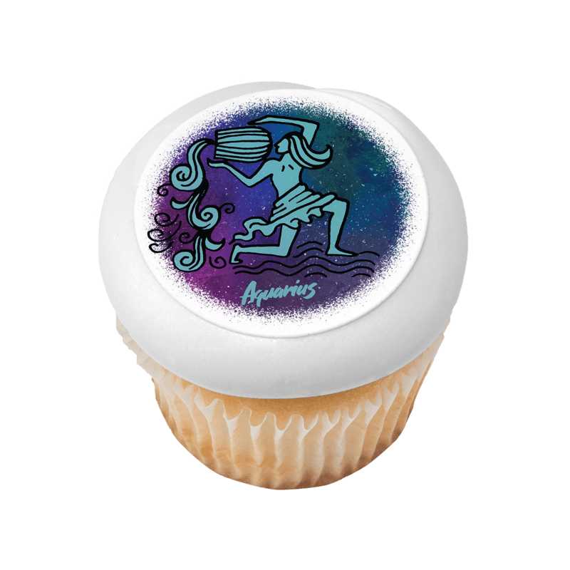 Aquarius Cupcake