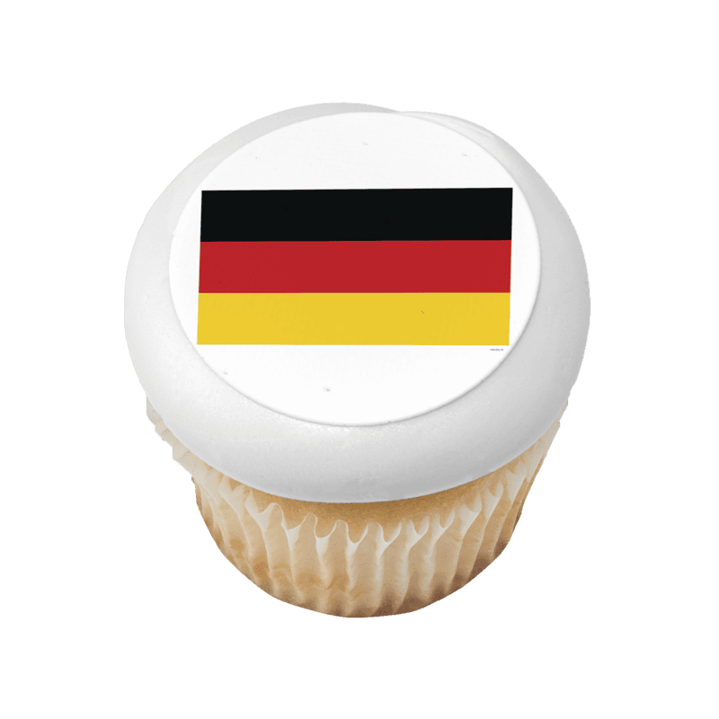 Germany Country Flag Cupcake