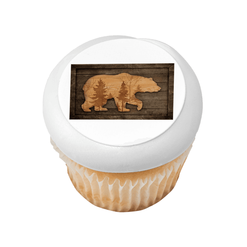 Rustic Bear Cupcake