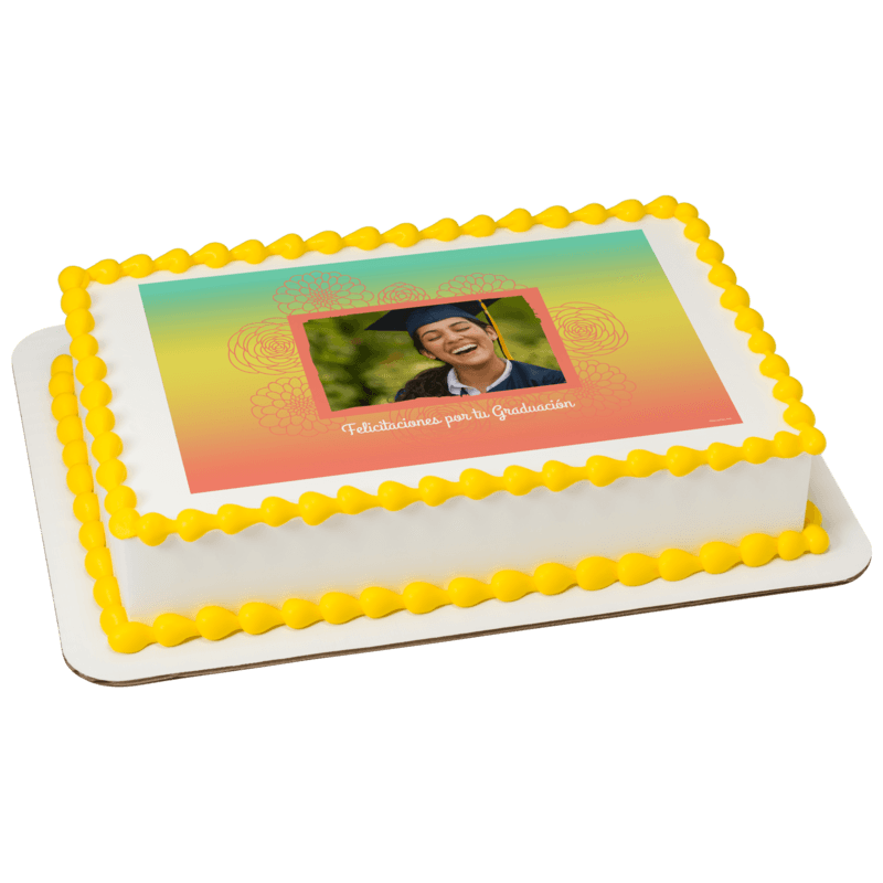 Felicitaciones por tu Graduación Floral Cake