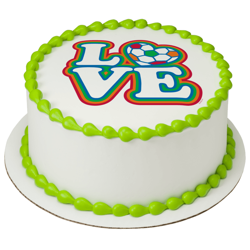 Soccer Love Cake