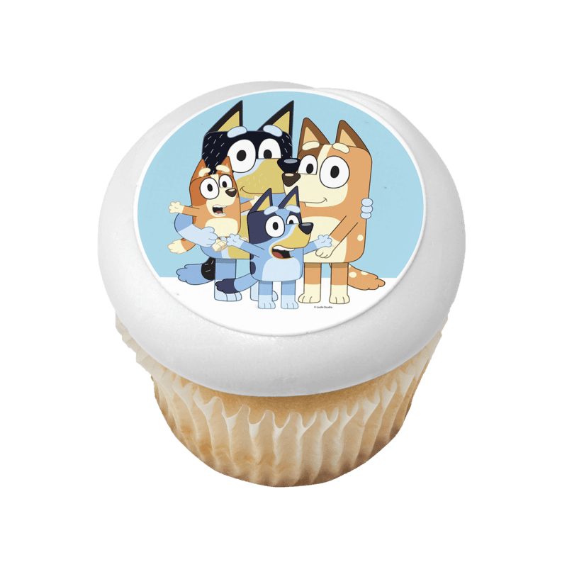 Bluey Family Cupcake