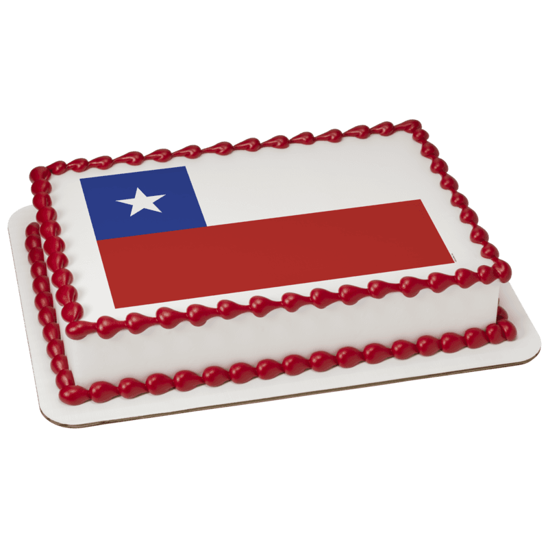 Chile Country Flag Cake