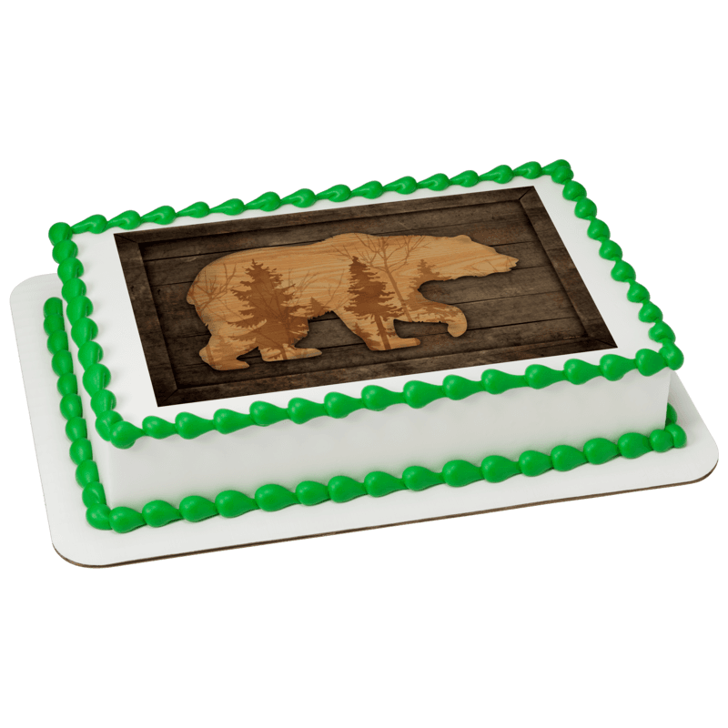 Rustic Bear Cake