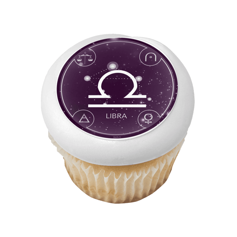 Zodiac Libra Cupcake