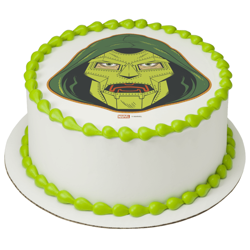Marvel's Dr. Doom Cake