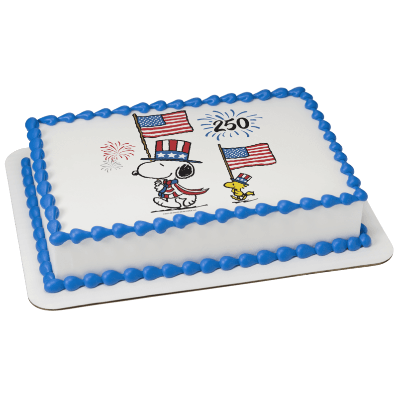 Peanuts® Snoopy® 250th Celebration Cake