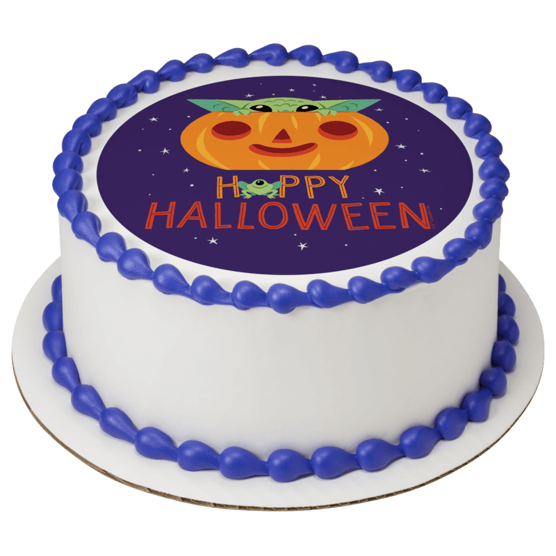 STAR WARS™ The Mandalorian Grogu Happy Halloween Cake