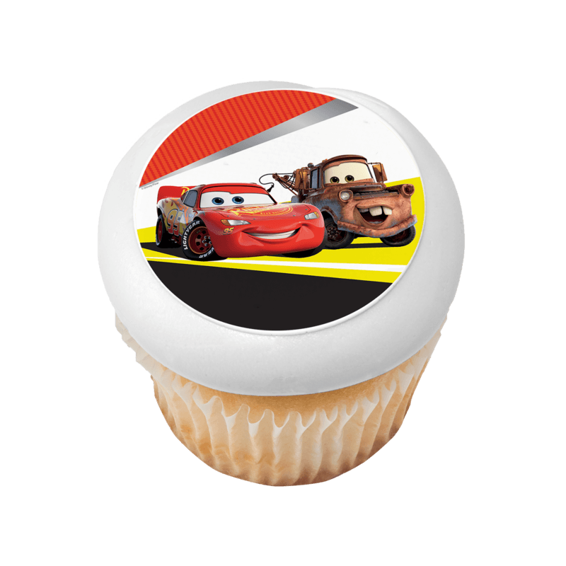 Disney and Pixar's Cars Lightning McQueen & Mater Cupcake