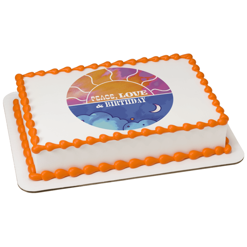 Peace, Love & Birthday Cake