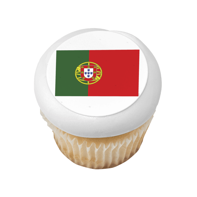 Portugal Country Flag Cupcake