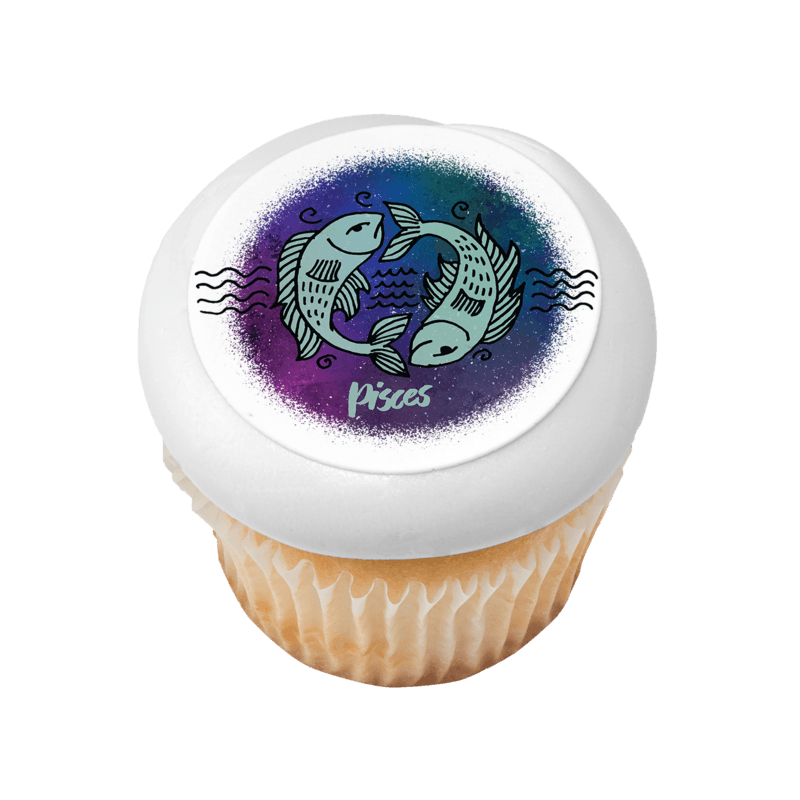Pisces Cupcake