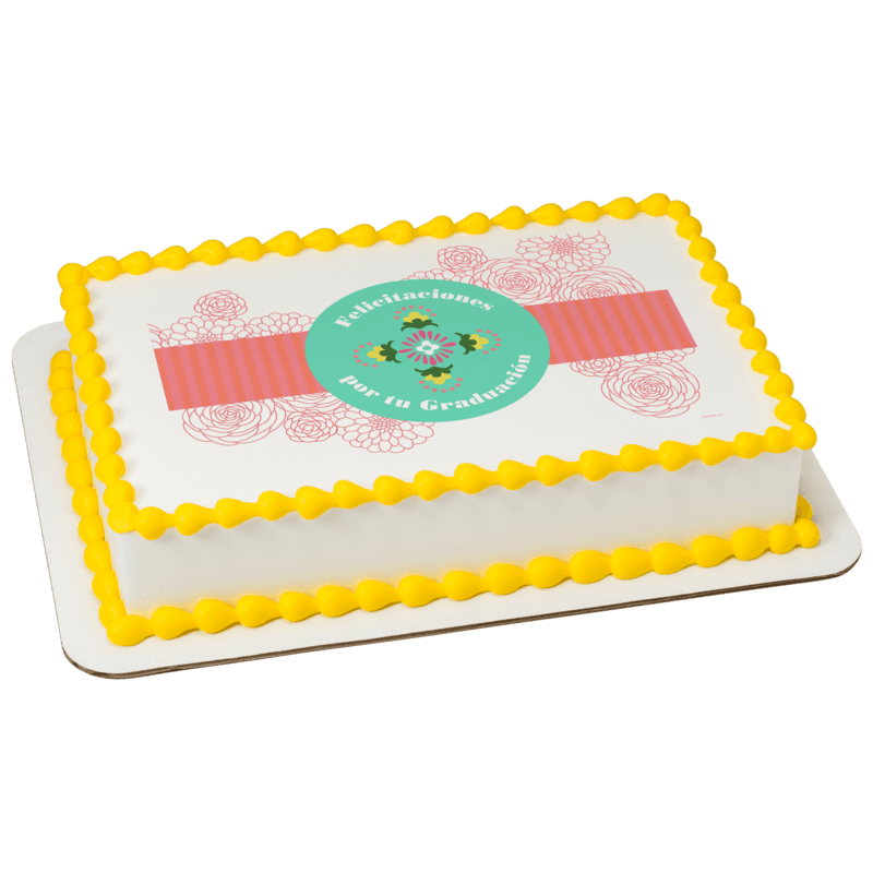 Felicitaciones por tu Graduación Floral Cake