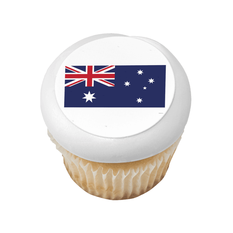 Australia Country Flag Cupcake