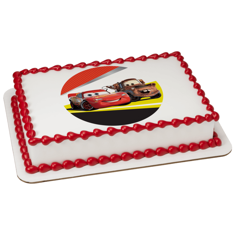 Disney and Pixar's Cars Lightning McQueen & Mater Cake