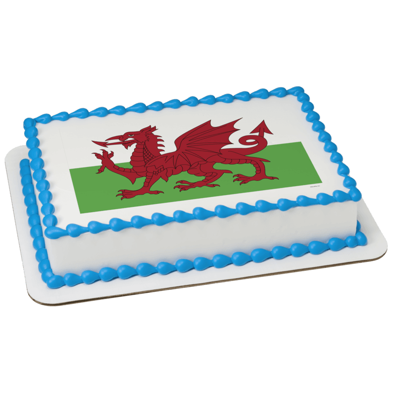 Wales Country Flag Cake