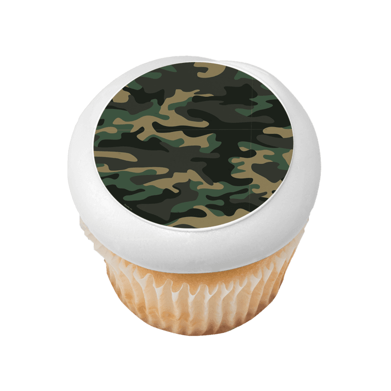 Camo Cupcake