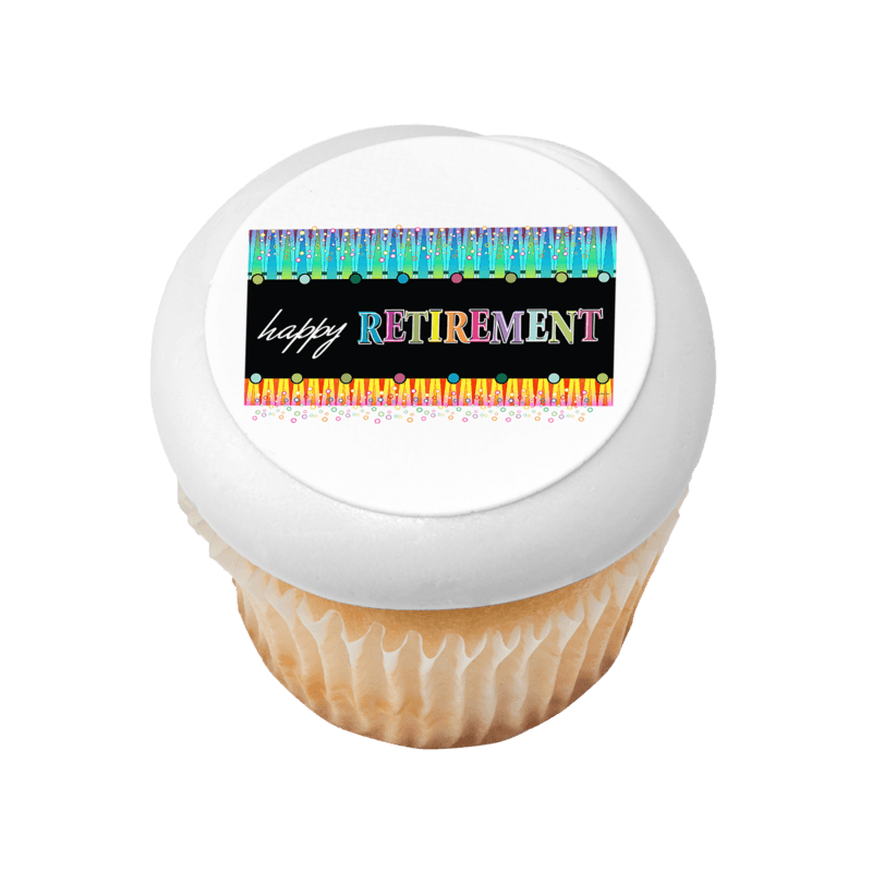 Happy Retirement Cupcake