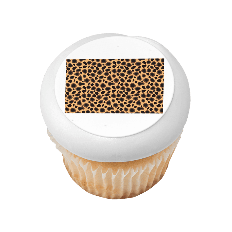 Leopard Pattern Cupcake