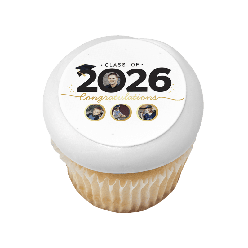 2026 Graduate Multi-Photo Cupcake