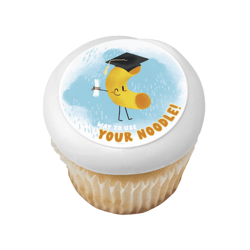 Way to Use Your Noodle! Cupcake