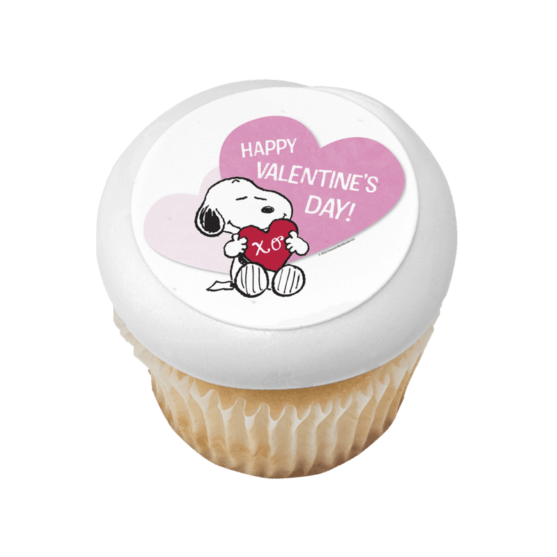 Peanuts® Snoopy® Happy Valentine's Day Cupcake