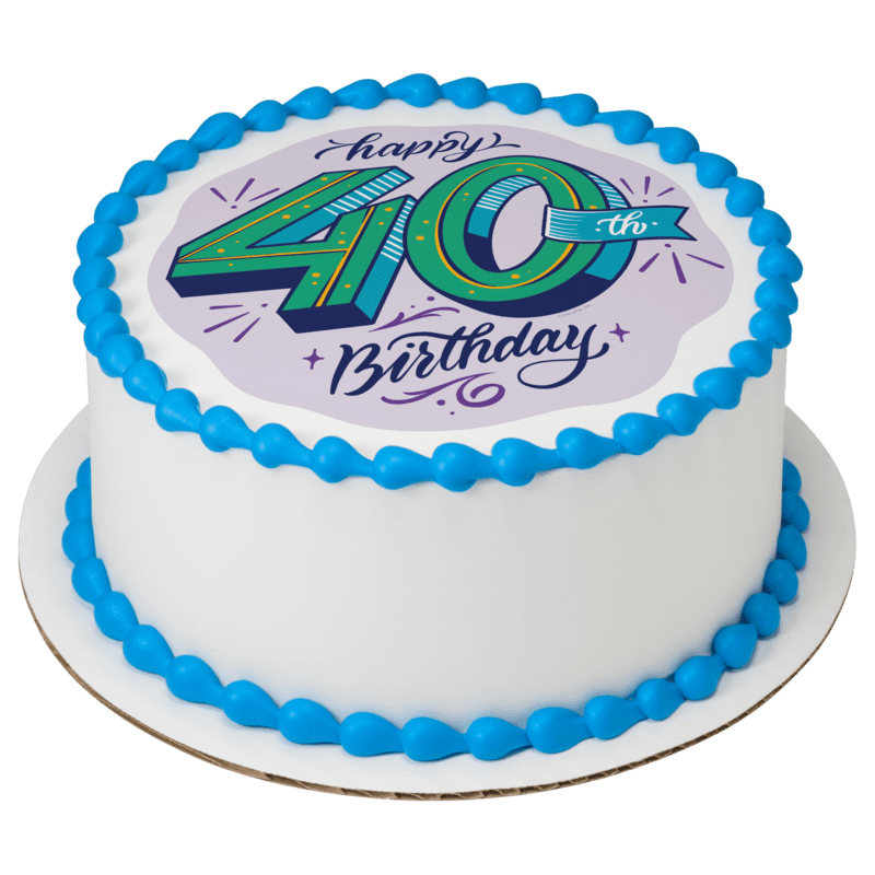 40th Birthday Cake