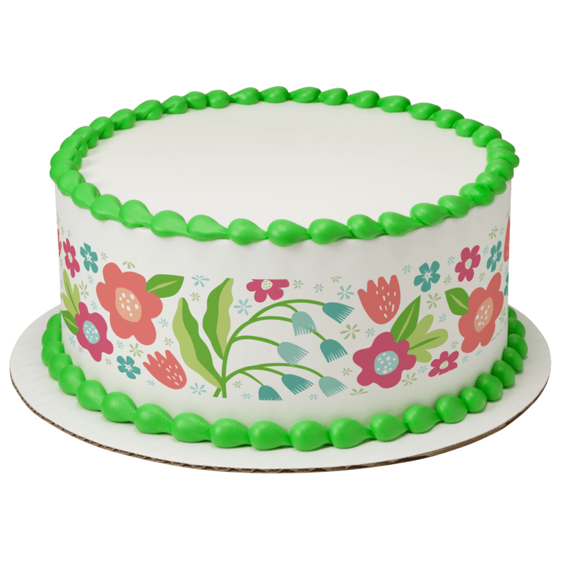 Delicate Florals Cake
