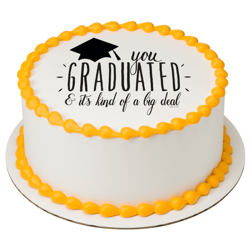Big Deal Grad Cake