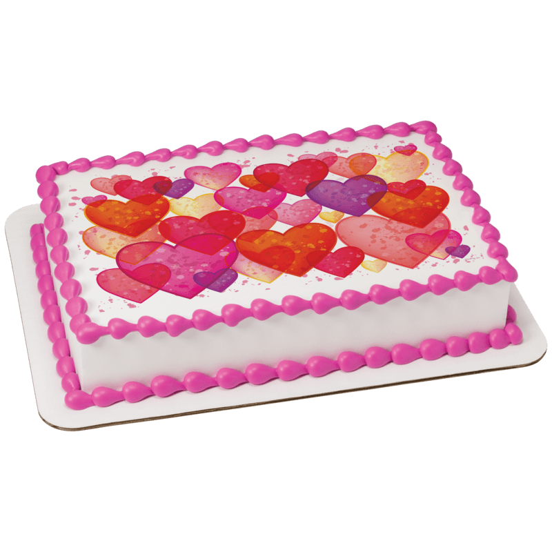 Hearts Cake