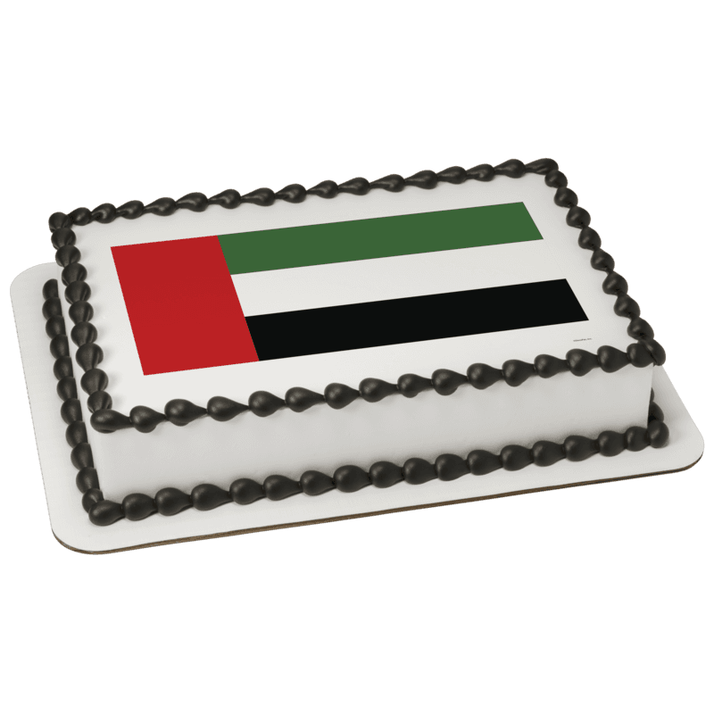 United Arab Emirates Country Flag Cake