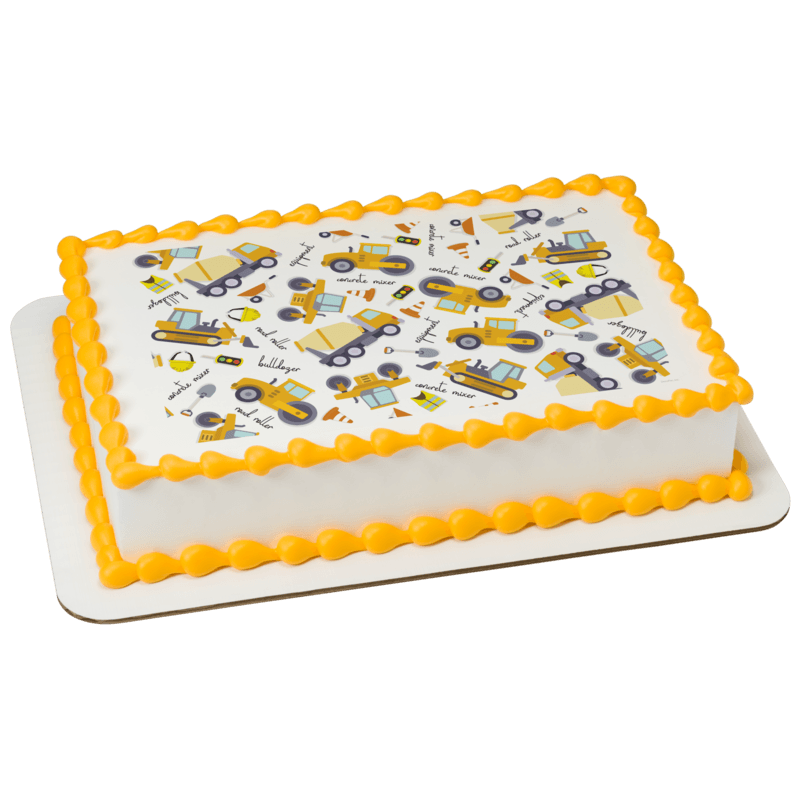 Construction Pattern Cake