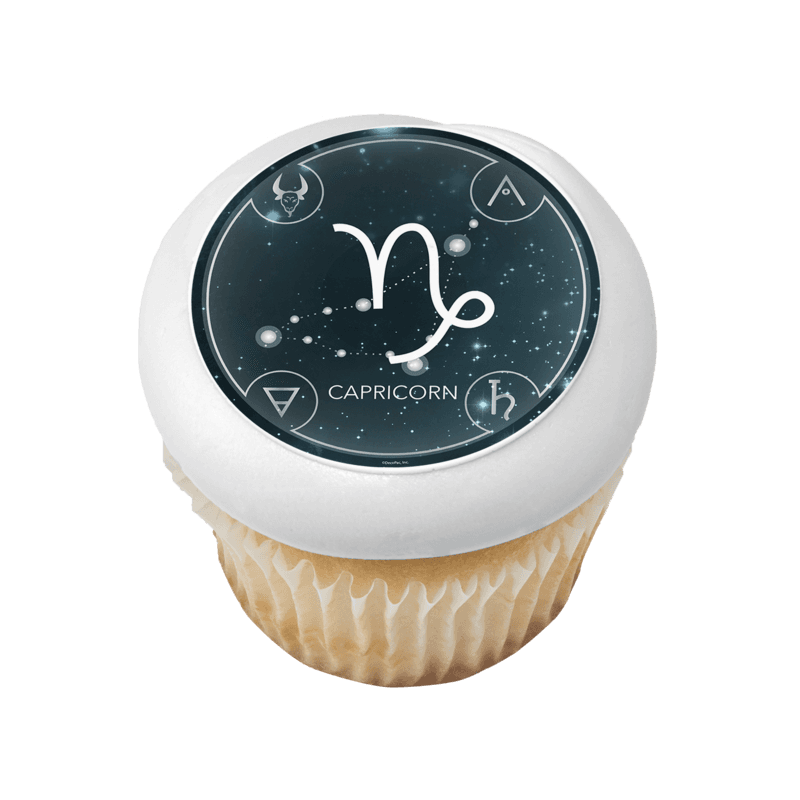 Zodiac Capricorn Cupcake