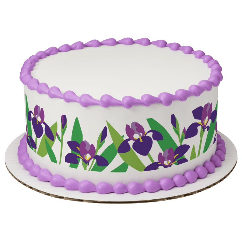 Blooming Iris Cake