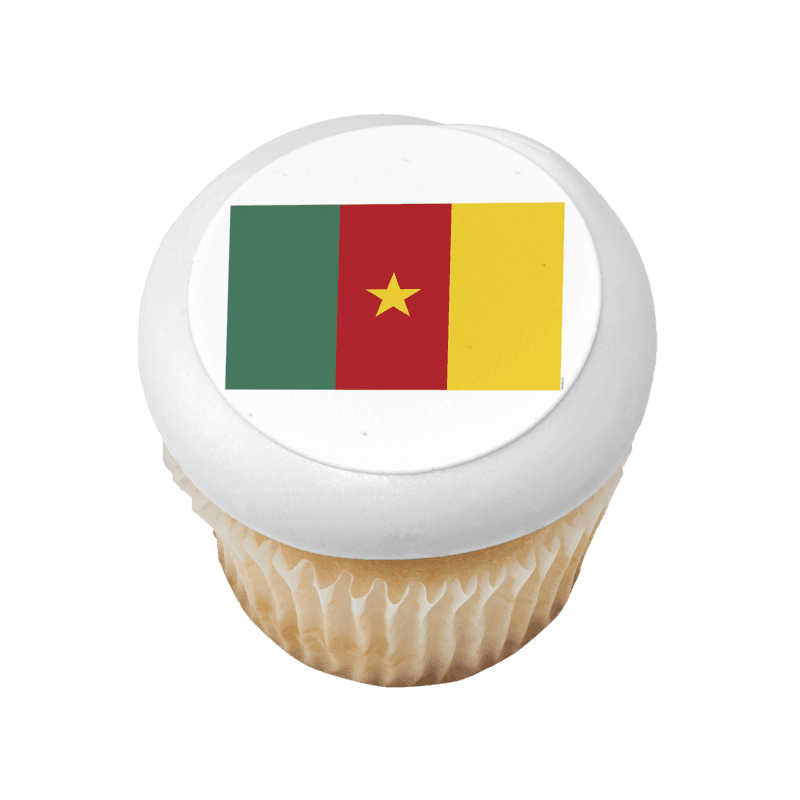 Cameroon Country Flag Cupcake