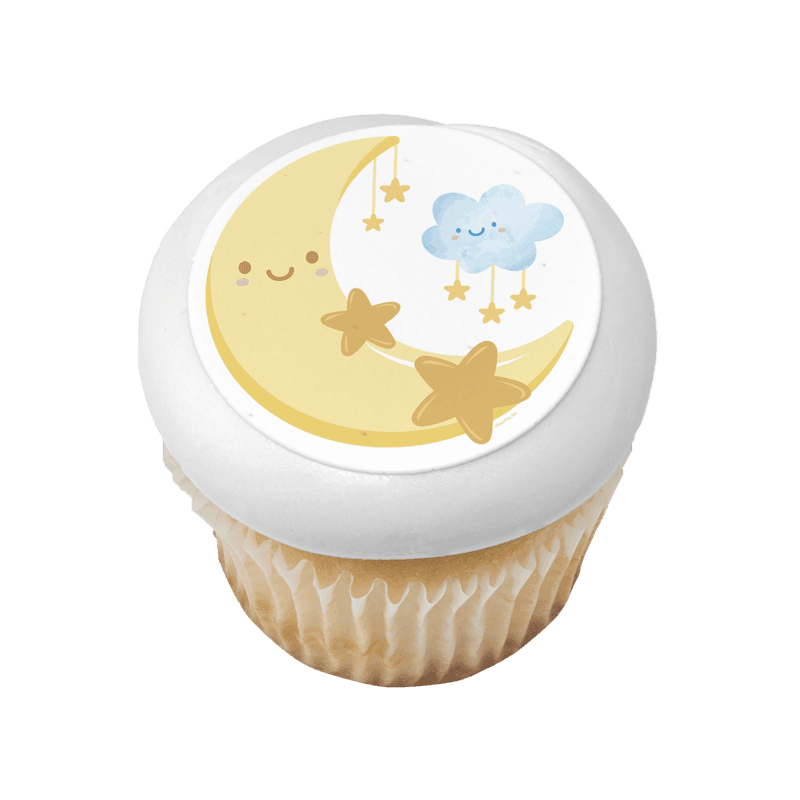 Lullaby Moon and Cloud Cupcake