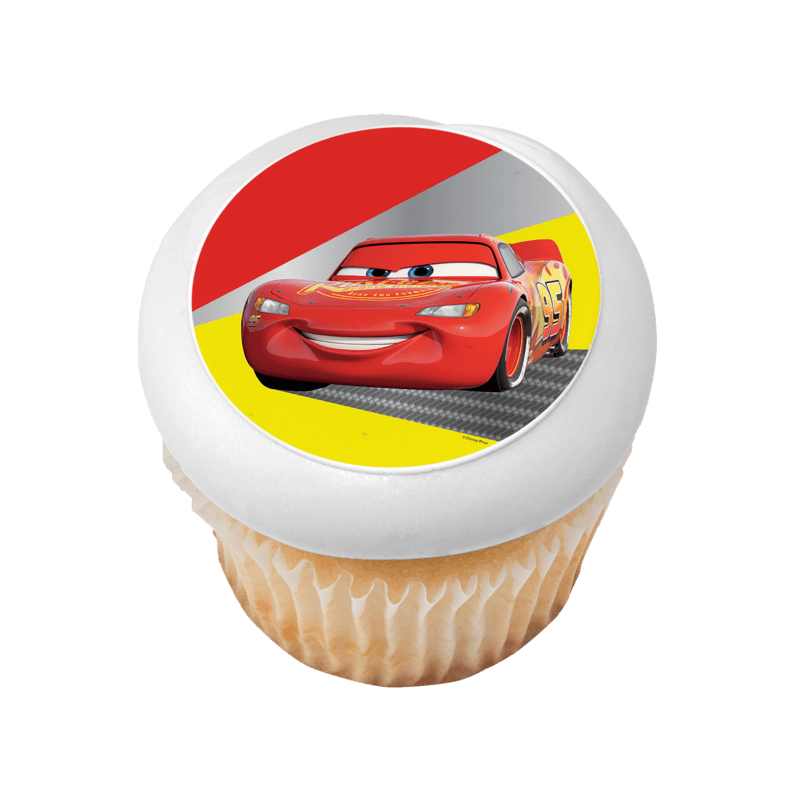 Disney and Pixar's Cars Lightning McQueen Cupcake