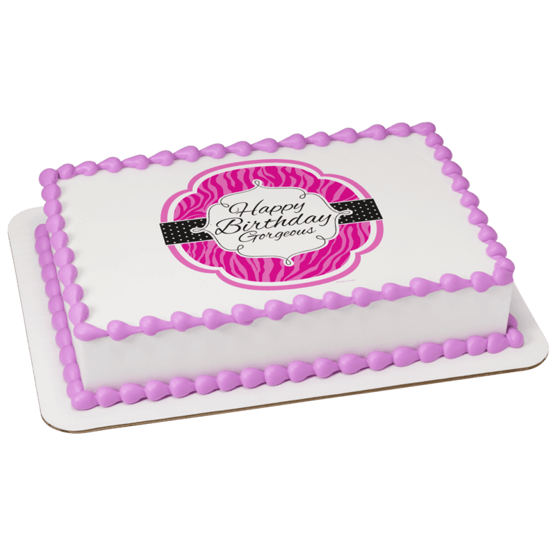 Happy Birthday Gorgeous Cake
