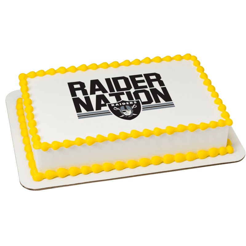 NFL Las Vegas Raiders Raider Nation Cake