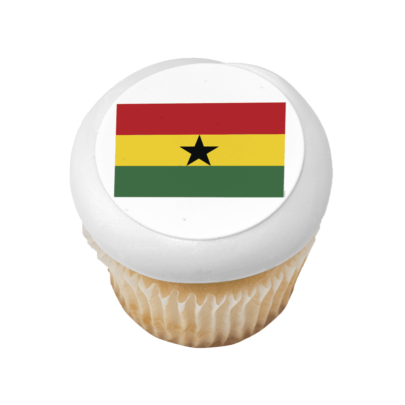 Ghana Country Flag Cupcake