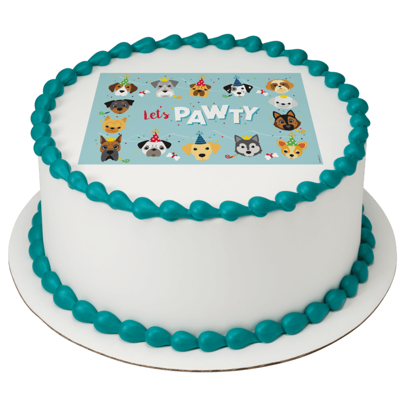 Let's Pawty Cake