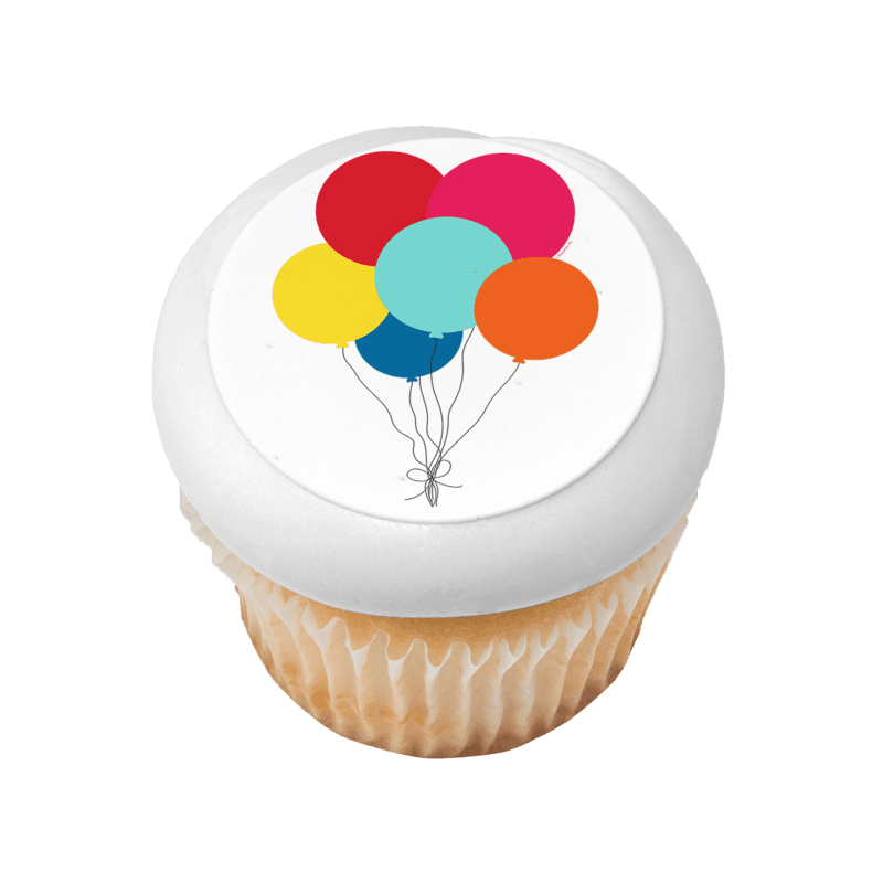 Balloons Cupcake