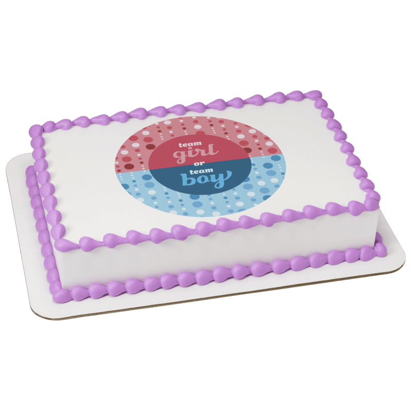 Team Girl or Team Boy Cake