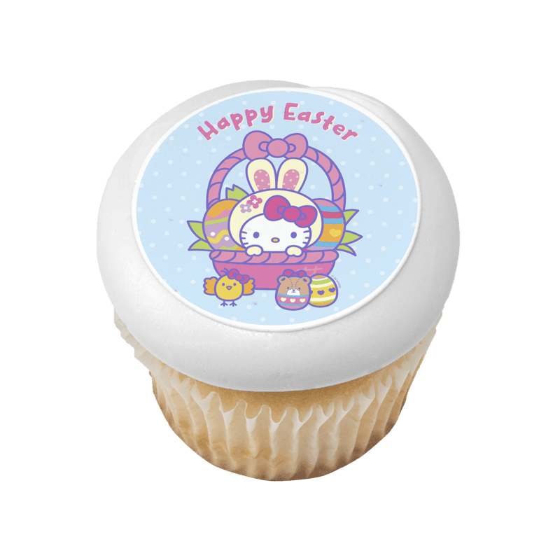 Hello Kitty® Happy Easter Cupcake