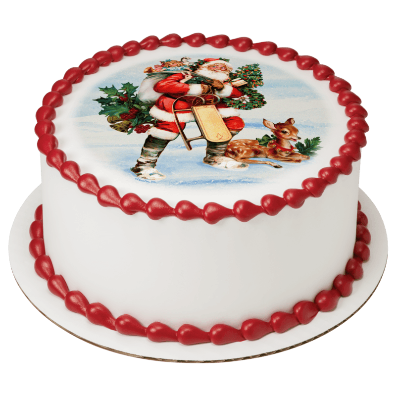 Delivering Toys Cake