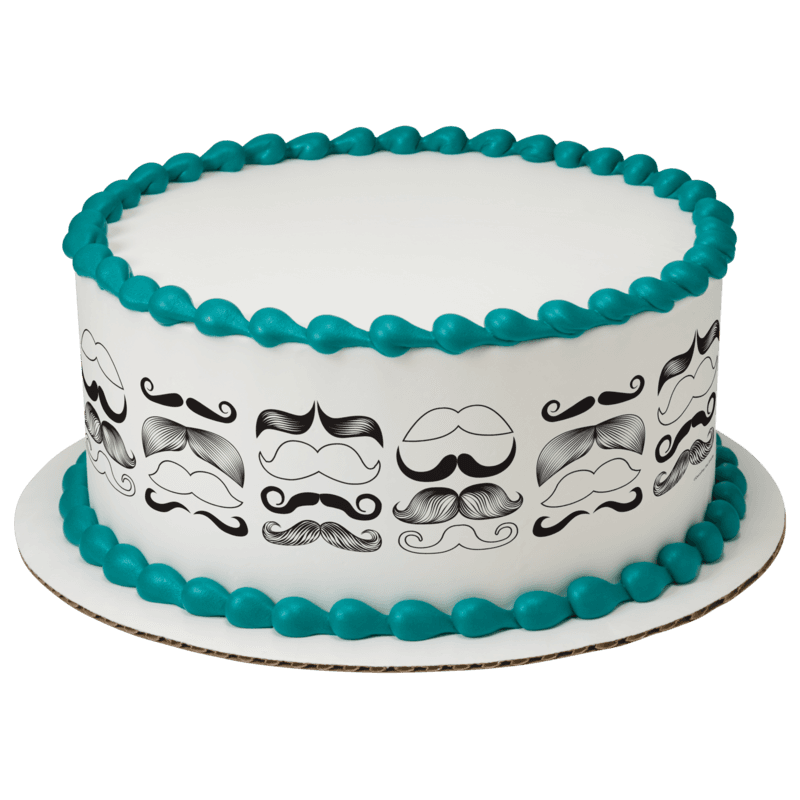 Mustache Cake