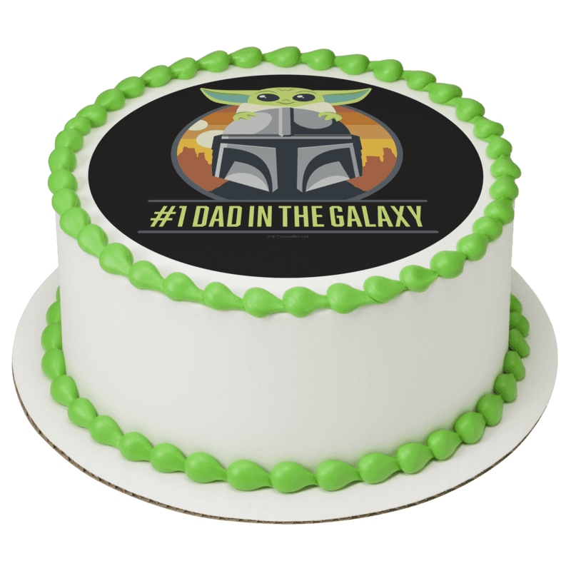 STAR WARS™ The Mandalorian #1 DAD in the Galaxy Cake