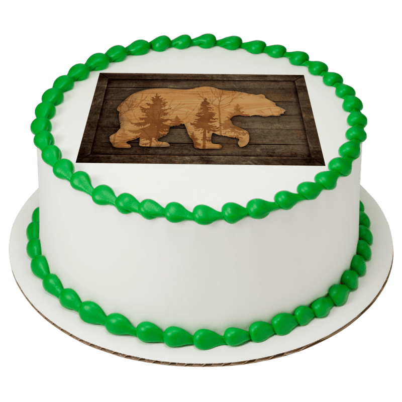 Rustic Bear Cake