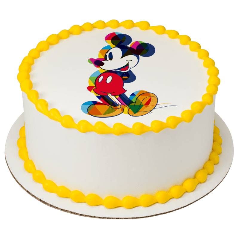 Mickey Mouse One Of A Kind Colorful Cake